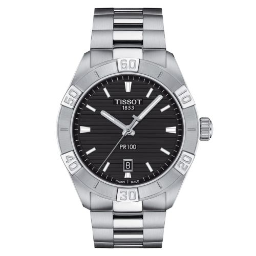 Tissot PR 100 Sport Gent Stainless Steel / Black / Bracelet